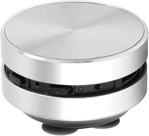 Bluetooth Bone Conduction Speaker, Stereo Bass Sound Dual Speaker Portable Small Wireless Speaker with Suction Cup for Home Travel, Supported