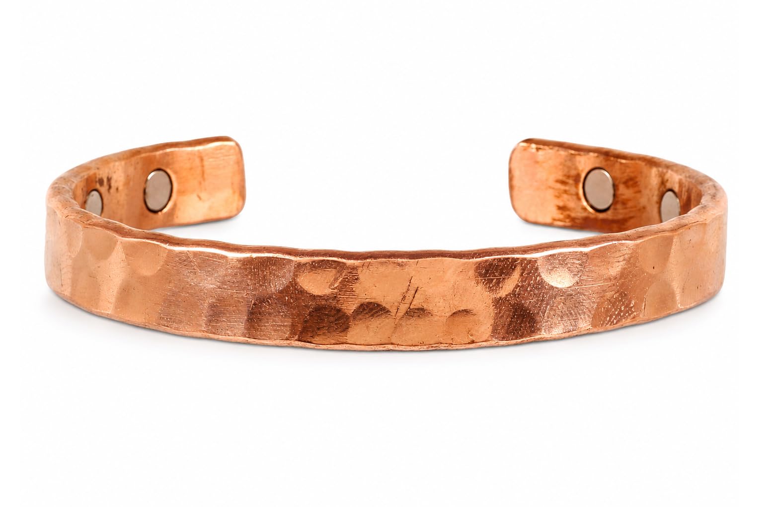 Touchstone Pure Copper Magnetic Bracelet, Hammered