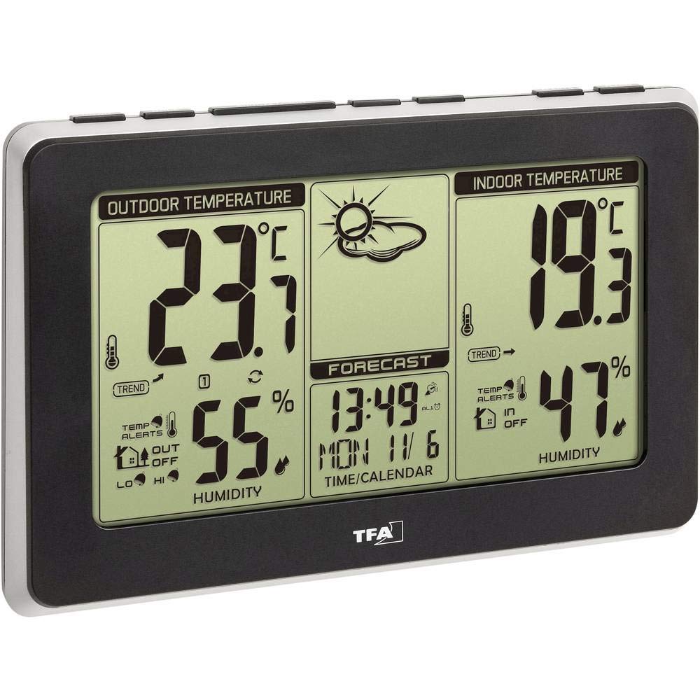 TFA Dostmann Mondo 35.1151.01 estación meteorológica inalámbrica (Negro)