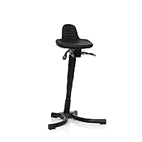 HJH Office 830026 Sgabello da lavoro in piedi TOP WORK 34 Schiuma dura
