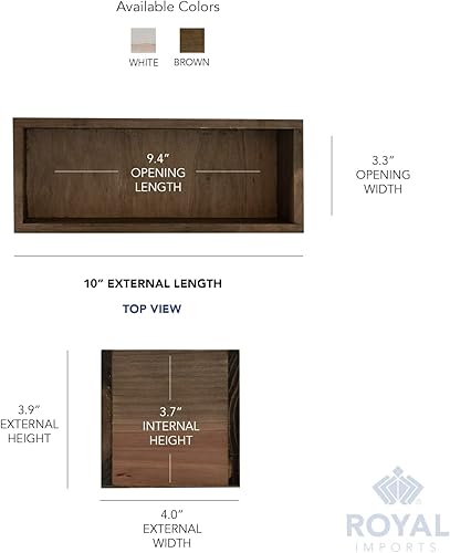 Vista 47 de Royal Imports Maceta de madera para flores, florero decorativo de madera con forro de plástico, cesta de almacenamiento de papel higiénico para caja