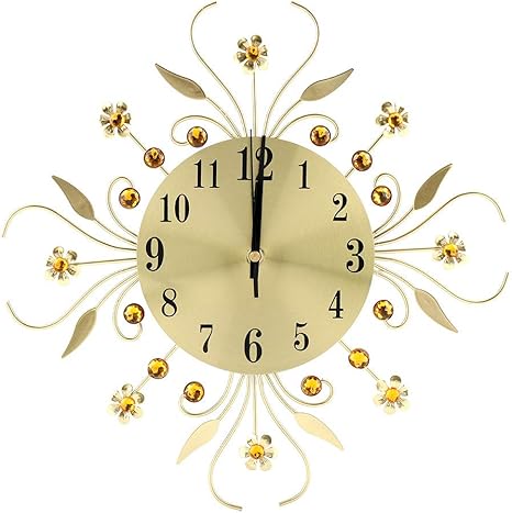 Sanon Crystal Diamond Wall Clock Modern Art Dial 3d Crystal Mute Wall Clock Metal Needle Wall Decor Clock For Living Room Bedroom Home Wall Art Decoration Gold Flower Amazon Co Uk Home Kitchen Sanon Crystal Diamond Wall Clock Modern Art Dial 3d Crystal Mute Wall Clock Metal Needle Wall Decor Clock For Living Room Bedroom Home Wall Art Decoration Gold Flower Amazon Co Uk Home Kitchen