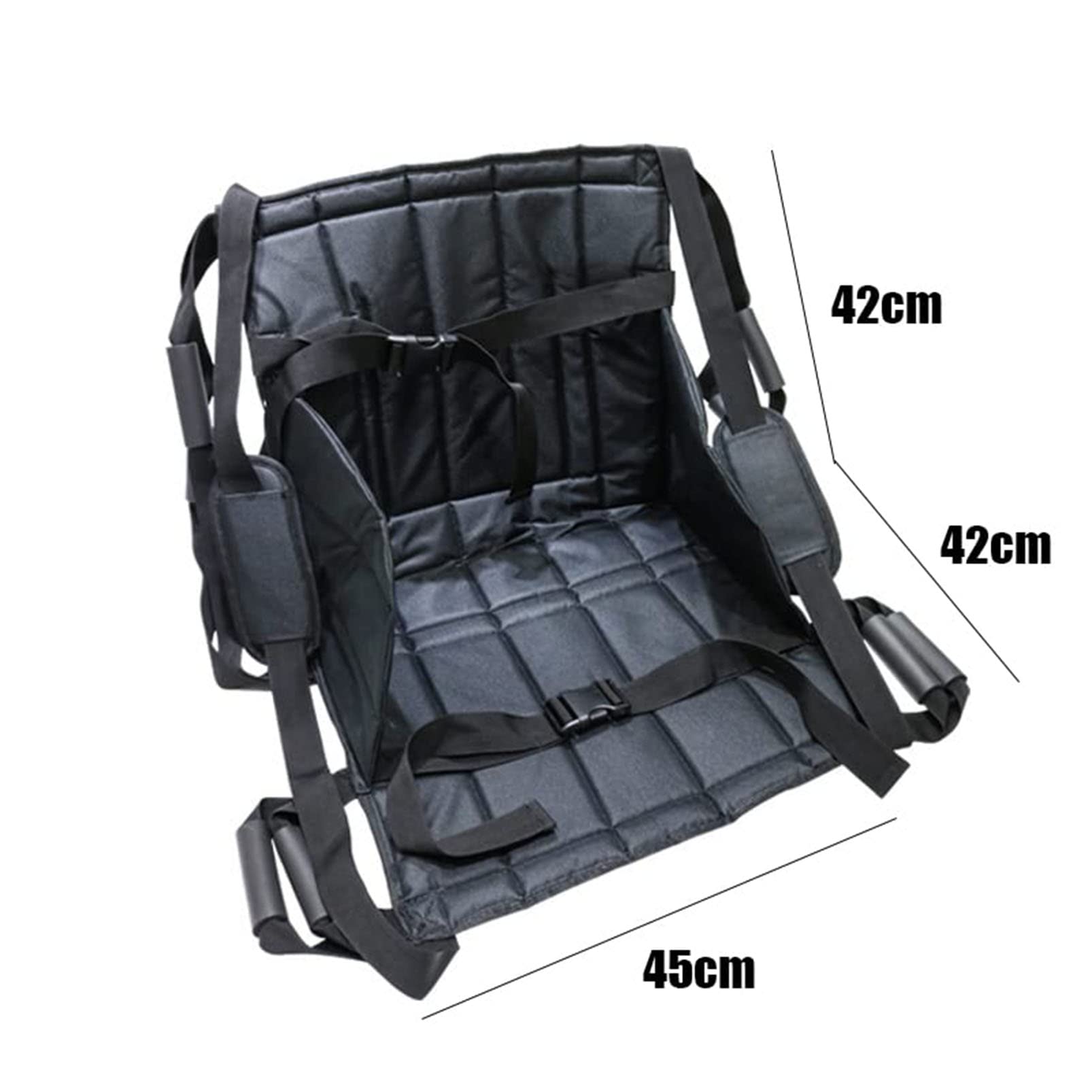 Cuscino del Sedile per trasferimento con Imbracatura Regolabile con Assi di trasferimento per Scale - Ideale per Anziani e disabili - Accessibile alle sedie a rotelle