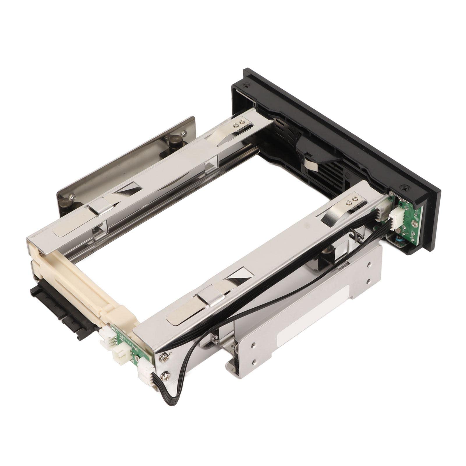 Gabbia per Disco Rigido Interno da 3,5 Pollici, Supporto SATA I/II/II, Trasferimento ad Alta Velocità da 6 Gbps, Rack Mobile Senza Vassoio e Sostituibile a Caldo in Alluminio per PC Server