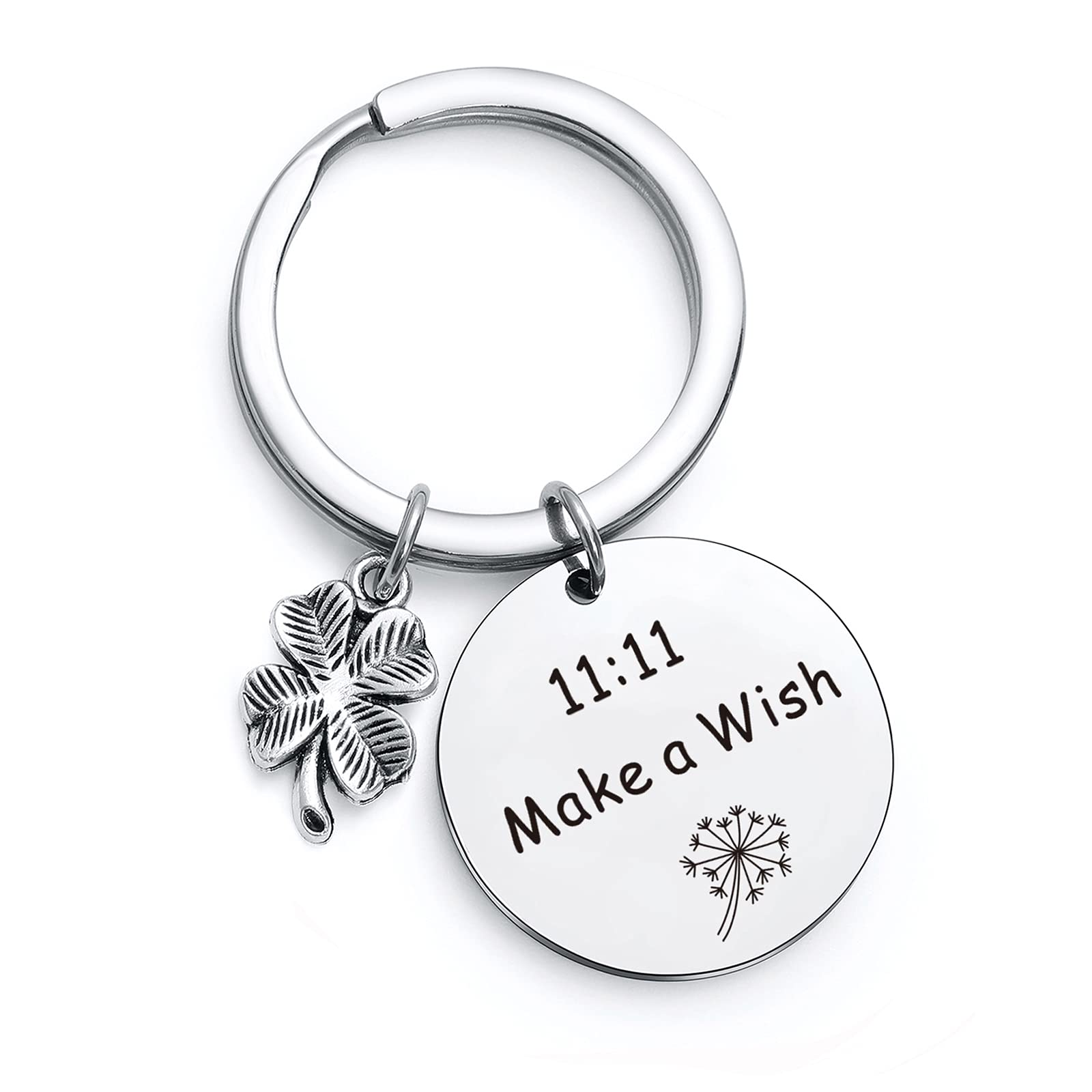 Dandelion Gift 11:11 Couple Gift 11:11 Couple Keychain Dandelion Wishing Gift Dandelion Keychain, 11:11 Couple Keyring, General