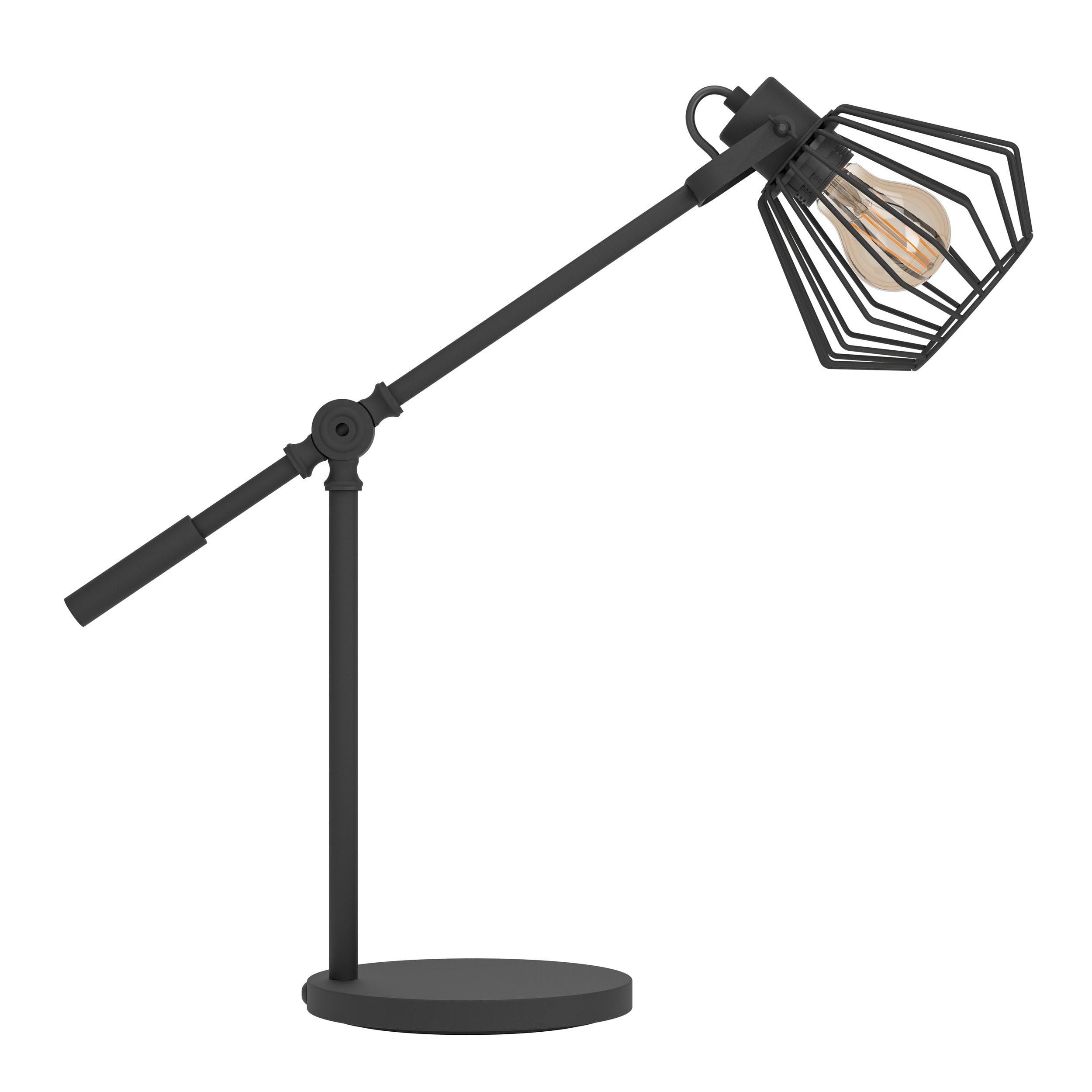 Eglo 49283 Bradford Table Lamp Vintage Lantern Glass