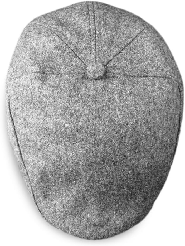 The Original Boston Scally Cap - Solid 5 Panel - Grey - Image 5