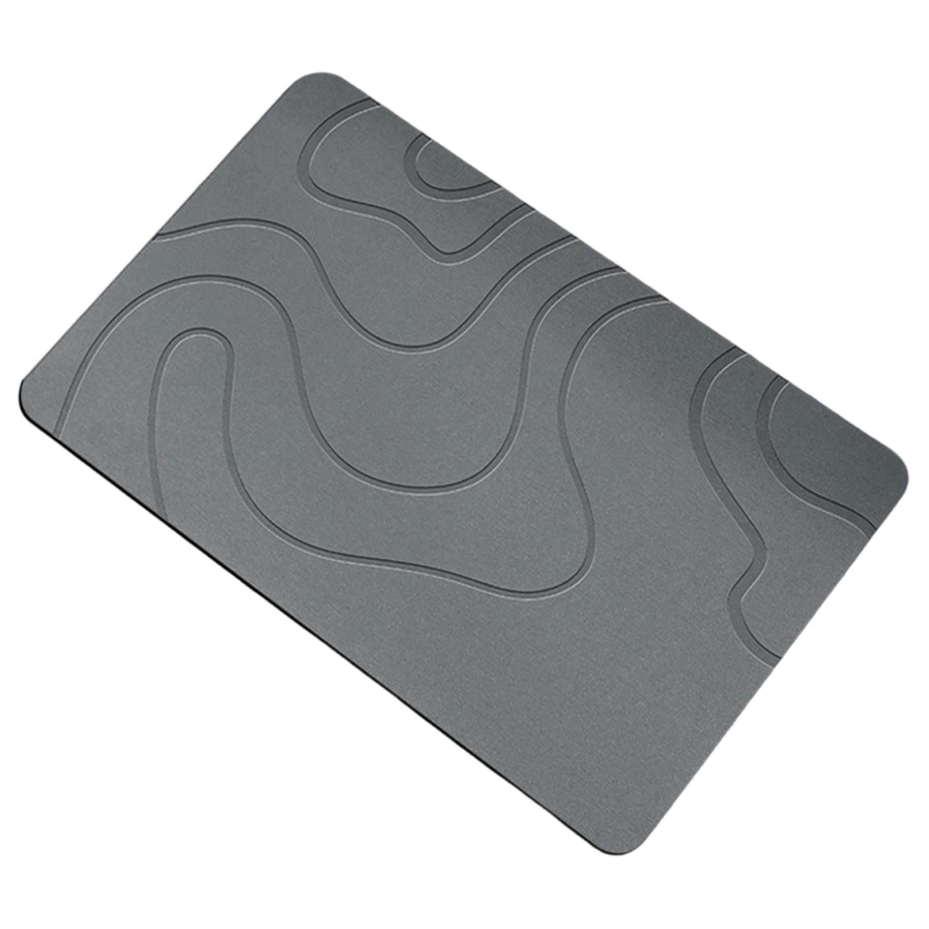 Diatomite Bath Mat, 16x24 Inch Absorbent Quick Dry Non Slip for Bathroom Floor Tub Shower Sink