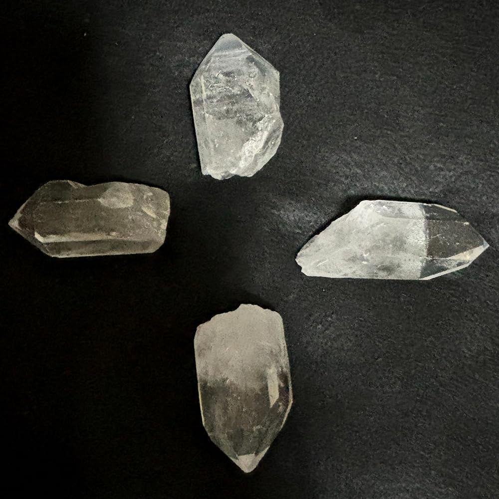 水晶 ポインター 原石 2点セット Amazon.co.jp: 結界水晶セット 二重結界用（土地埋め込み） 水晶