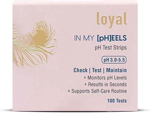 Loyal in My PH EELS Tiras de prueba de pH femenino 3-5.5 Monitorea los niveles de pH Resultados en segundos Apoya la rutina de autocuidado (100