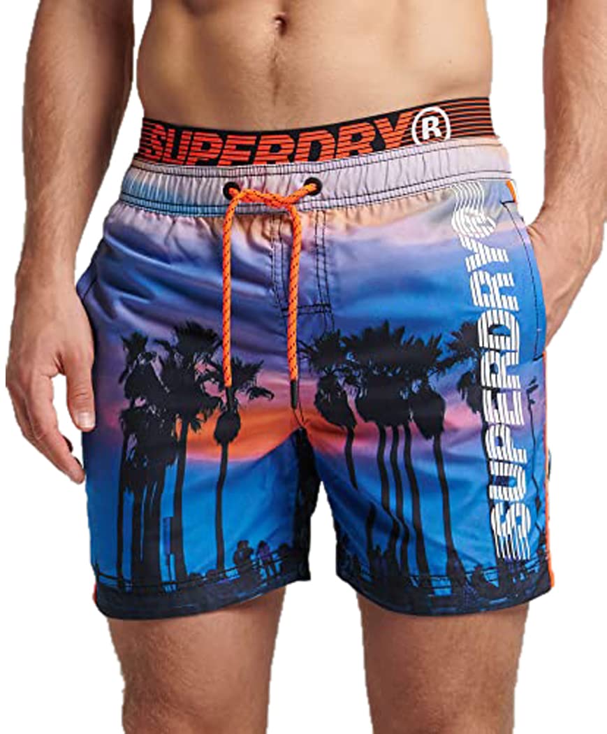 Superdry State Volley Swim Short Pantalones Cortos para Hombre