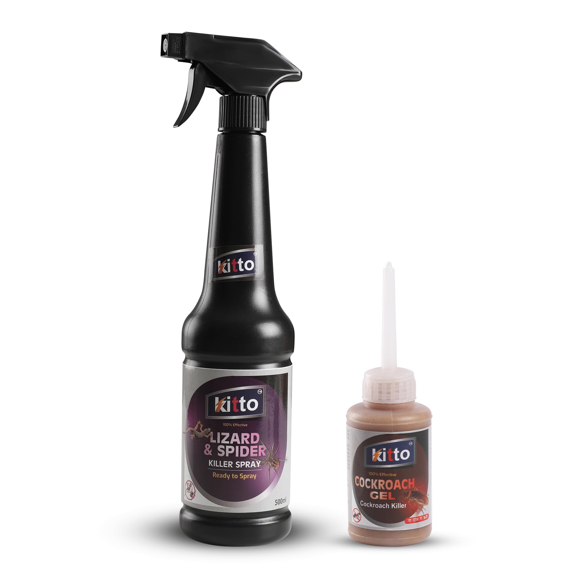 Kitto Lizard And Spider Spray-500 ml and Kitto Cockroach Gel, Repellent Control for home, ALL IN ONE Spray No Toxic, Ready To Use (B0C7H5ZQW6) Amazon Price History, Amazon Price Tracker