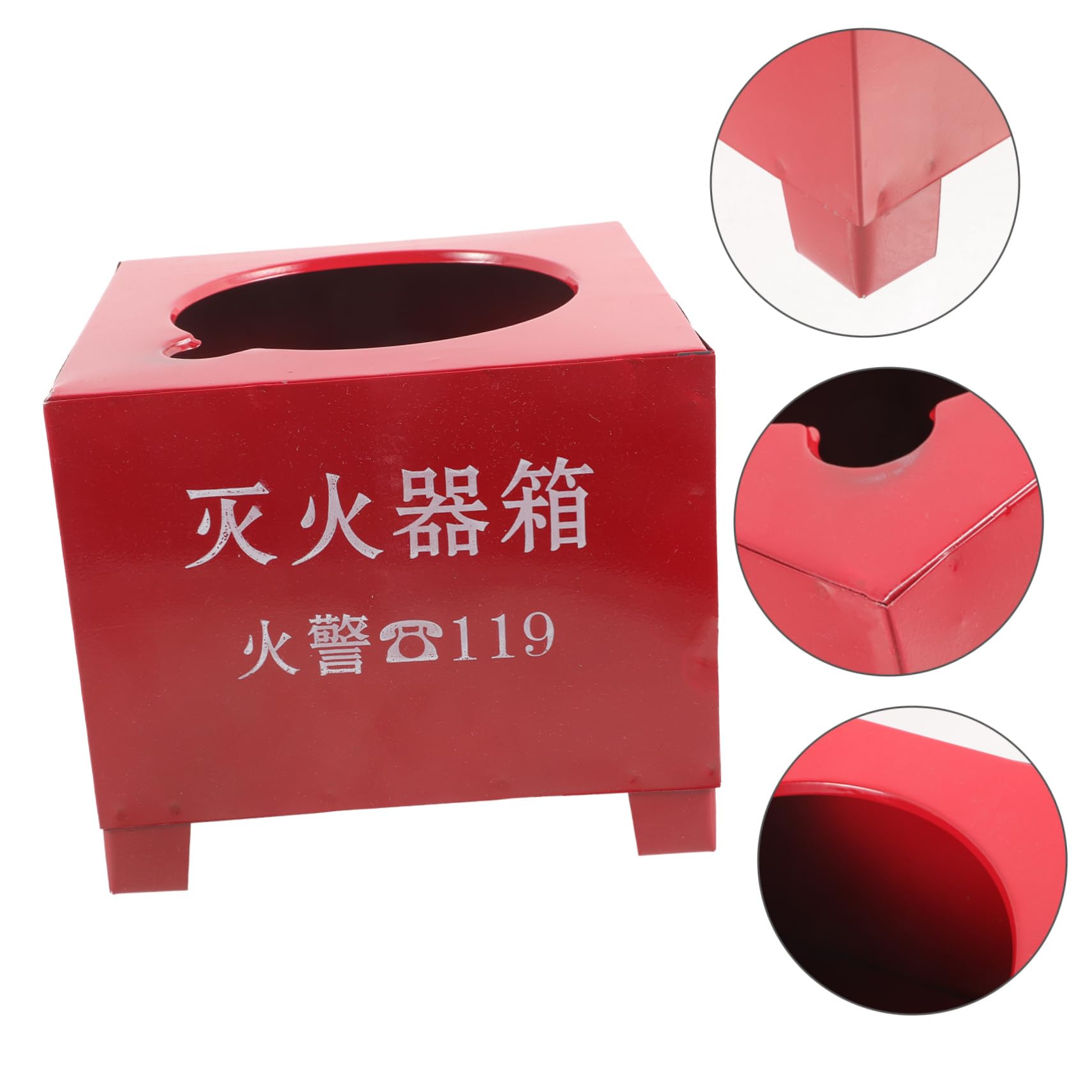 Alipis Soporte Profesional Rojo para Incendios de Hierro Extintor para Estable Extintores de Fiable de 2-4kg Base y para Casa y Oficina