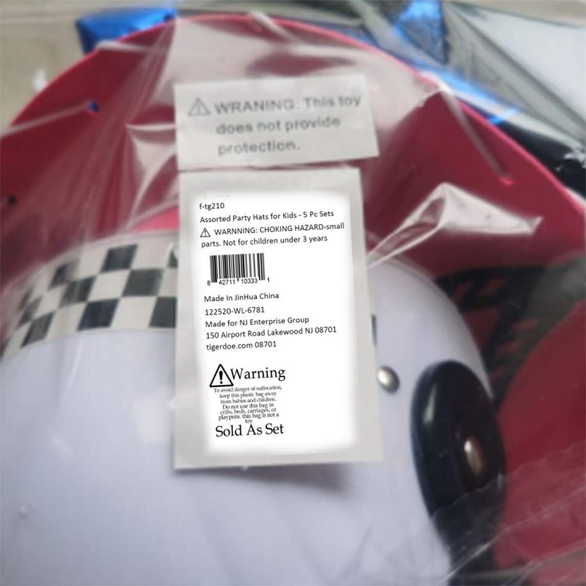 Tigerdoe Costume Hats for Kids - 5 Pc Set Assorted Party Hats - Holiday Themed Headwear for Birthday Photobooths and Dress Up Play