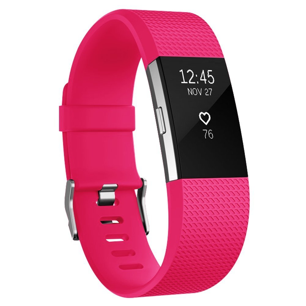 Tobfit Watch Strap Compatible for Fitbit Charge 2 (Watch Not Included), Removable Soft Belts for Charge 2 Wristband, Smartwatch Band for Men & Women