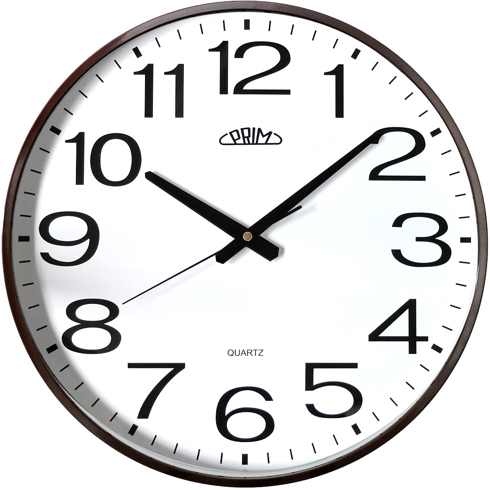 PRIM Plastic white wall clock