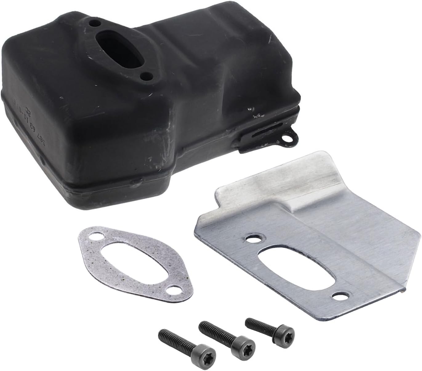 Muffler Assembly 506372801 587631101 583880601 & Heat Deflector 577997602 & Gasket 506378101 585280901 for Husqvarna K950 K960 K970 K970III Petrol Disc Cutters