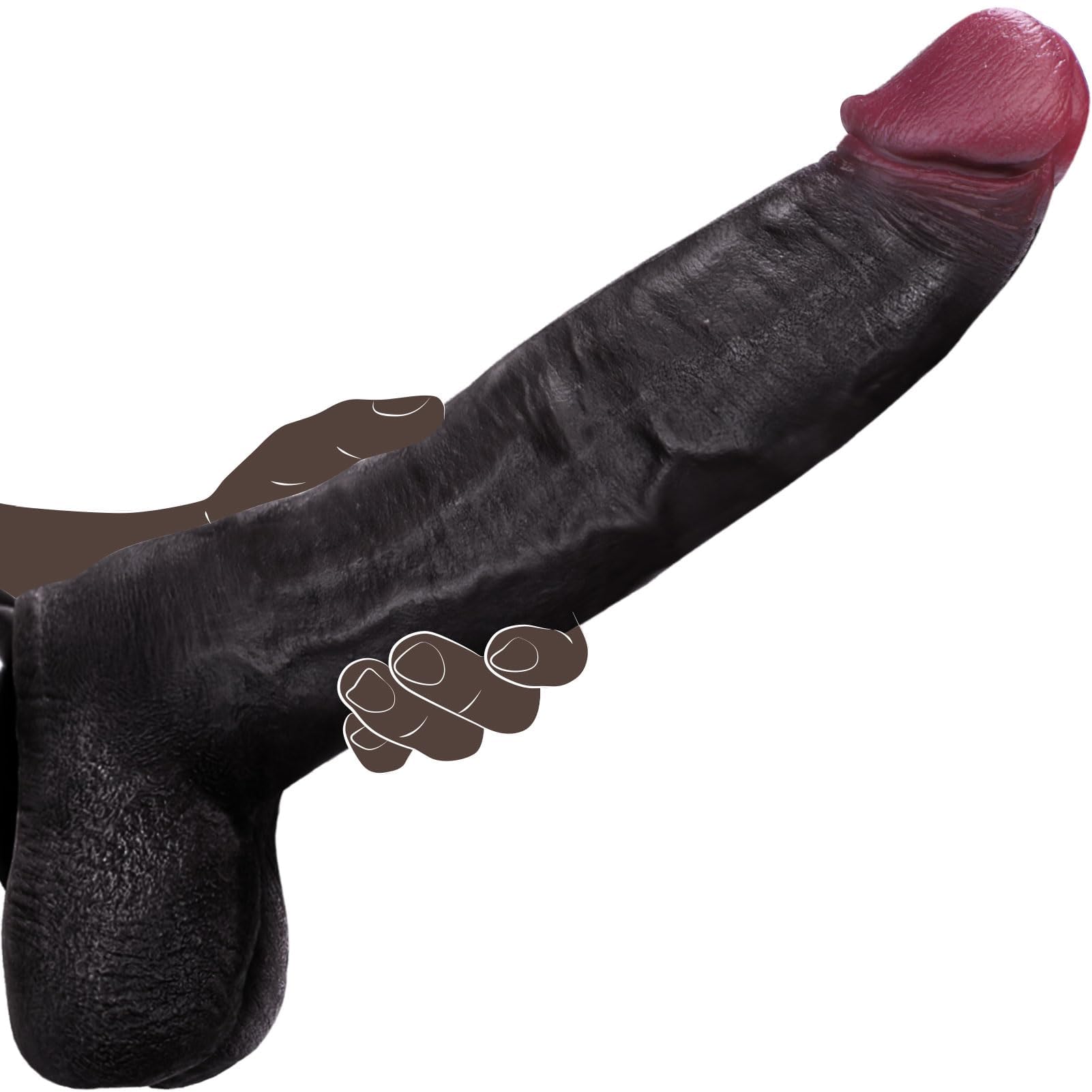 2026 Female Masterburbatar for Women Realist Big, Lifelike Realistic Soft Flexiabl Dilbo 11" XGA42