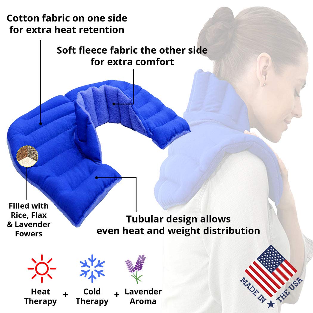 My Heating Pad Upper Back Neck and Shoulders Heating Pad Microwavable