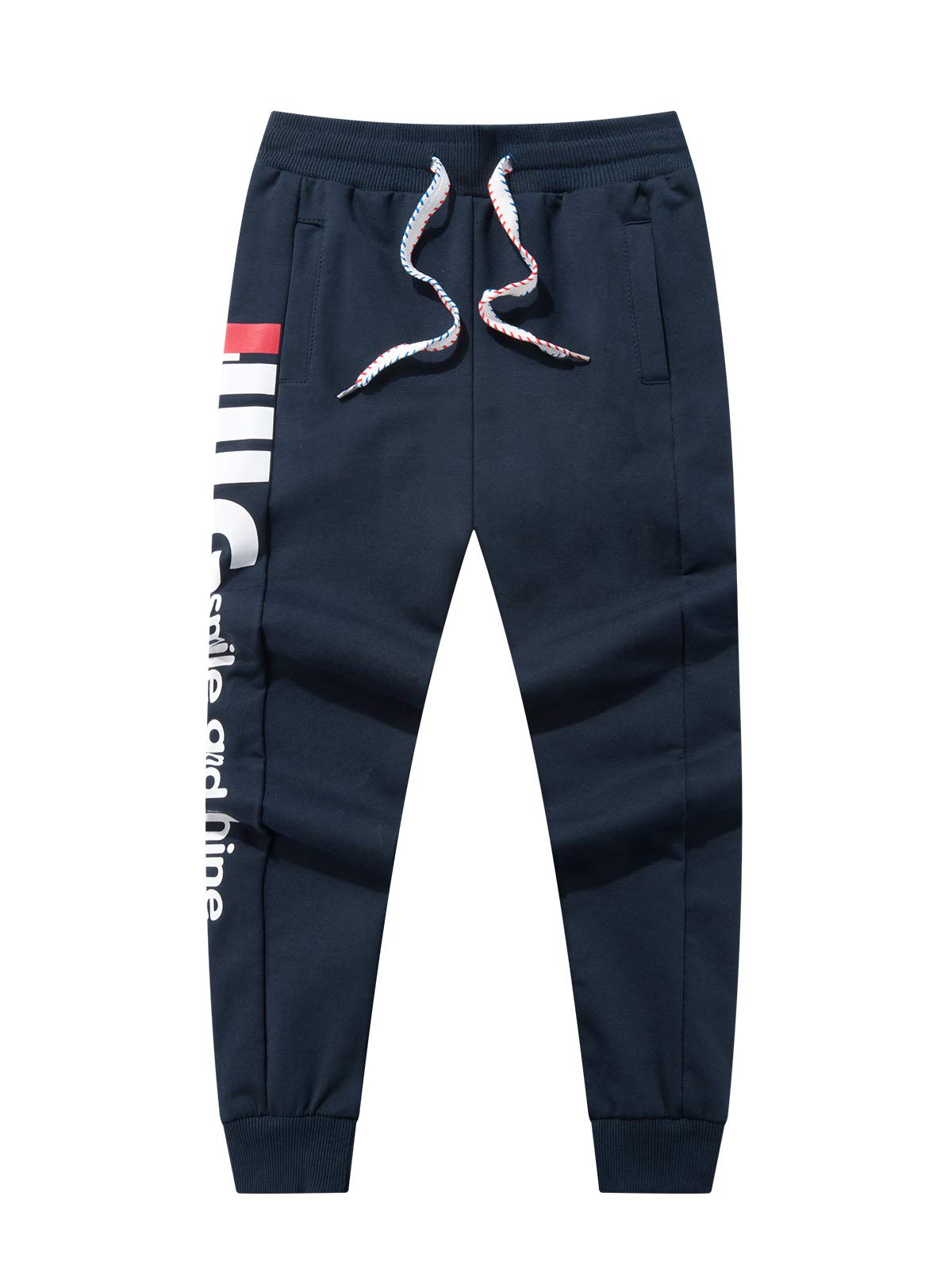 LAUSONSBoys' Sports Trousers Cotton Tracksuit Bottoms Joggers