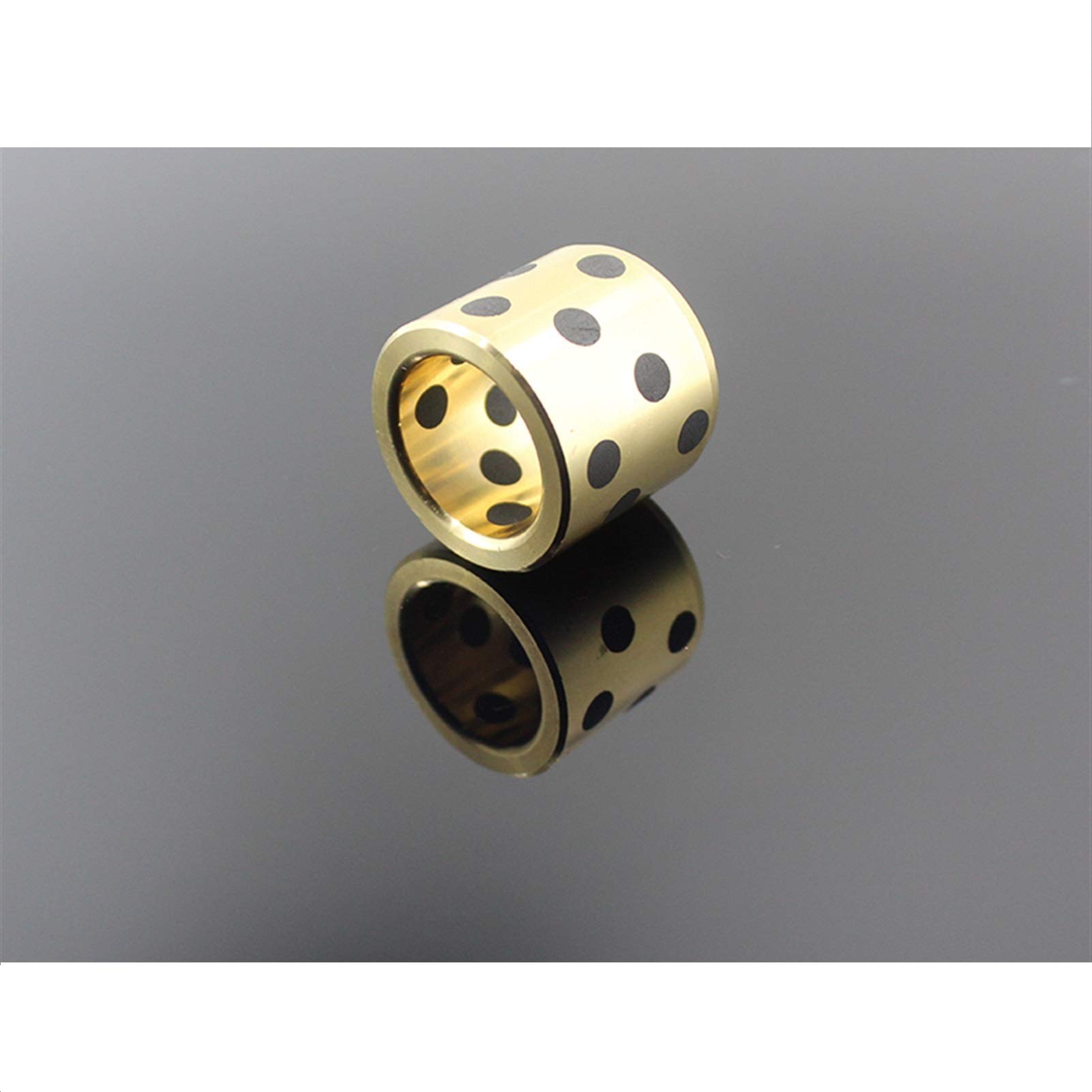 DINGGUANGHE-CUP Flanged Bearings Solid Lubricating Bearing Bushing JDB122130 JDB121840 JDB121615 JDB121610 (2Pcs) JDB Bearings Industrial Products (Diameter : JDB121610)