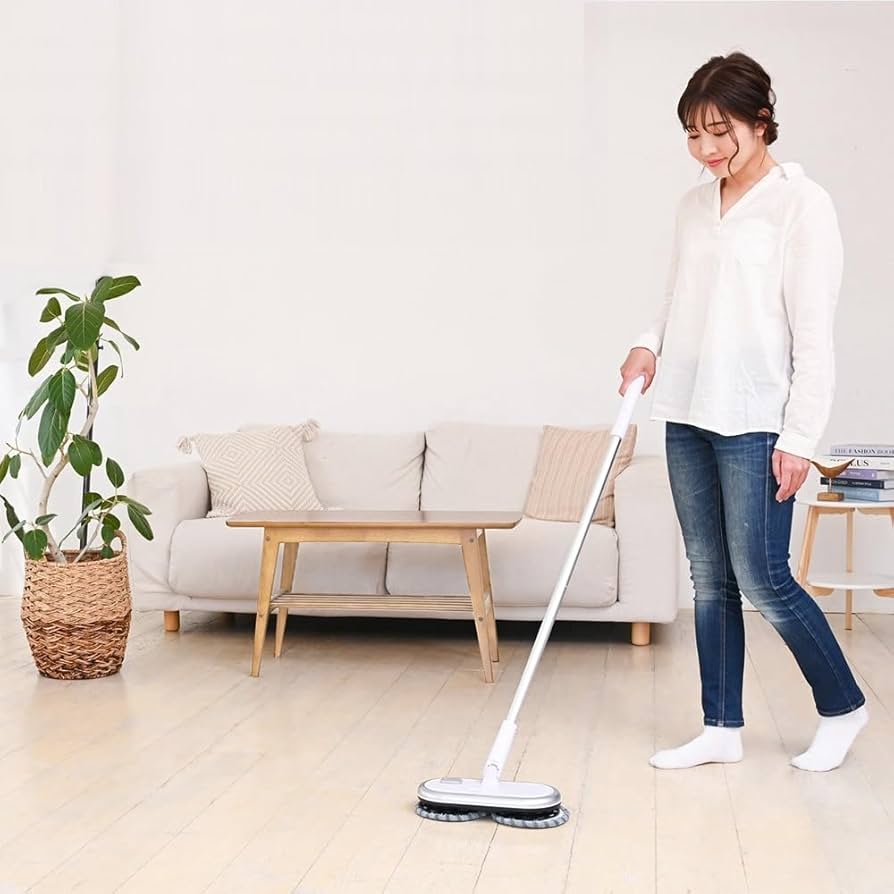 Amazon｜回転モップクリーナー 電動モップ 軽量 自走式 回転