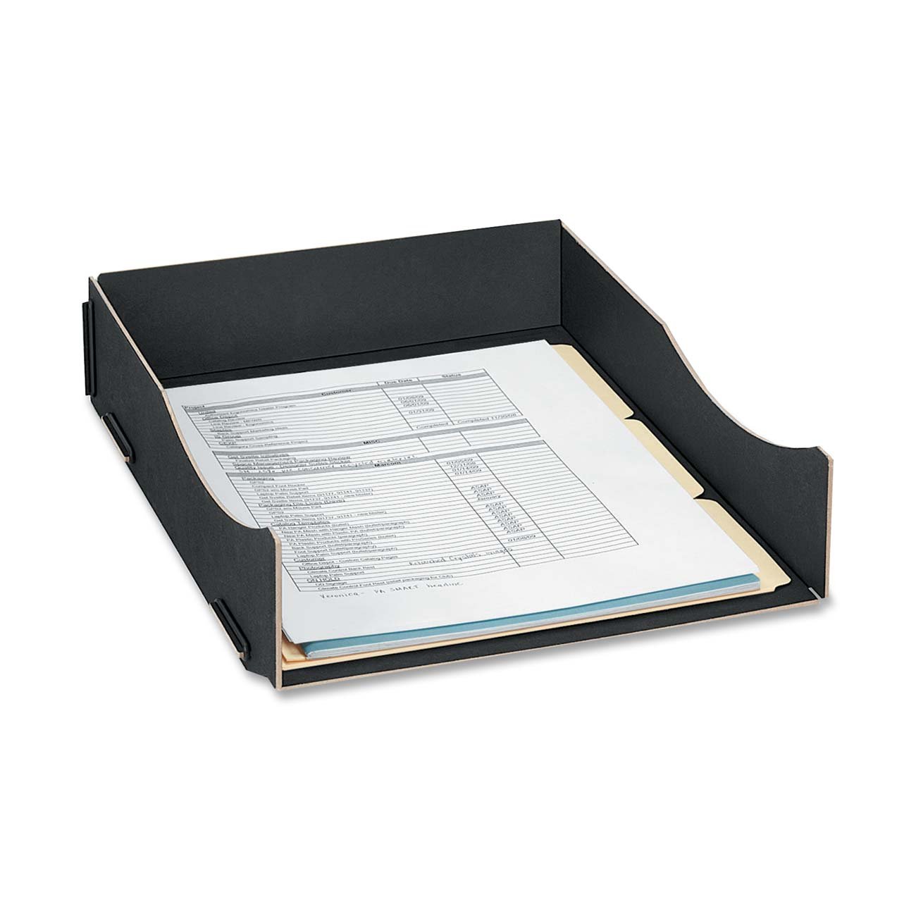 Earth Series Letter Tray - Black