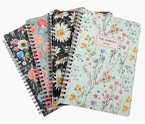 Miniatura 5 de ALIMITOPIA Cuaderno de espiral, cuaderno de bocetos a rayas, cuaderno de notas, planificador de notas, tamaño A5 (8.3 x 5.7) y 80 hojas (secreto del