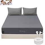 Grounding Sheets King Size Grounding Fitted Sheet Deep Pocket 90% Cotton 10% Silver Fiber Grounded Sheets Earth Connected Bed Sheet (76