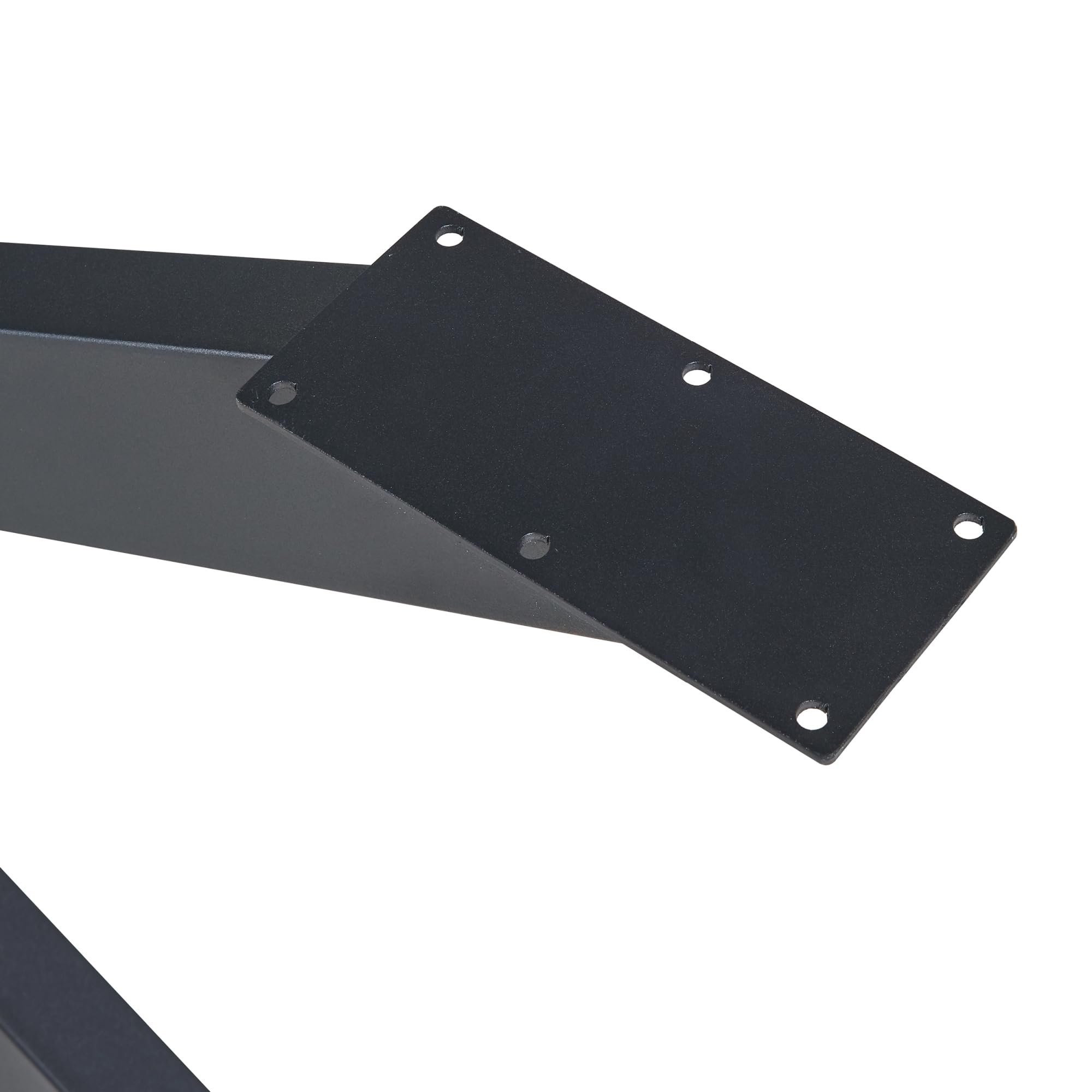 [en.casa] Pata para Mesa de Comedor Oberau DIY Patas para Muebles Armazón de Mesa Comedor Cocina Escritorio con Tornillos de Fijación Ajustables Acero 120 x 68 x 71 cm - Negro