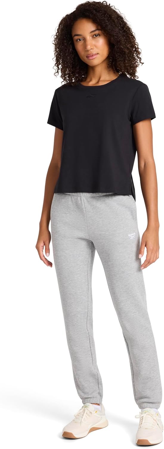 Reebok Womens Classic Cinch Pant, Standard Fit, Midweight Cotton-Poly Fabric - Image 3