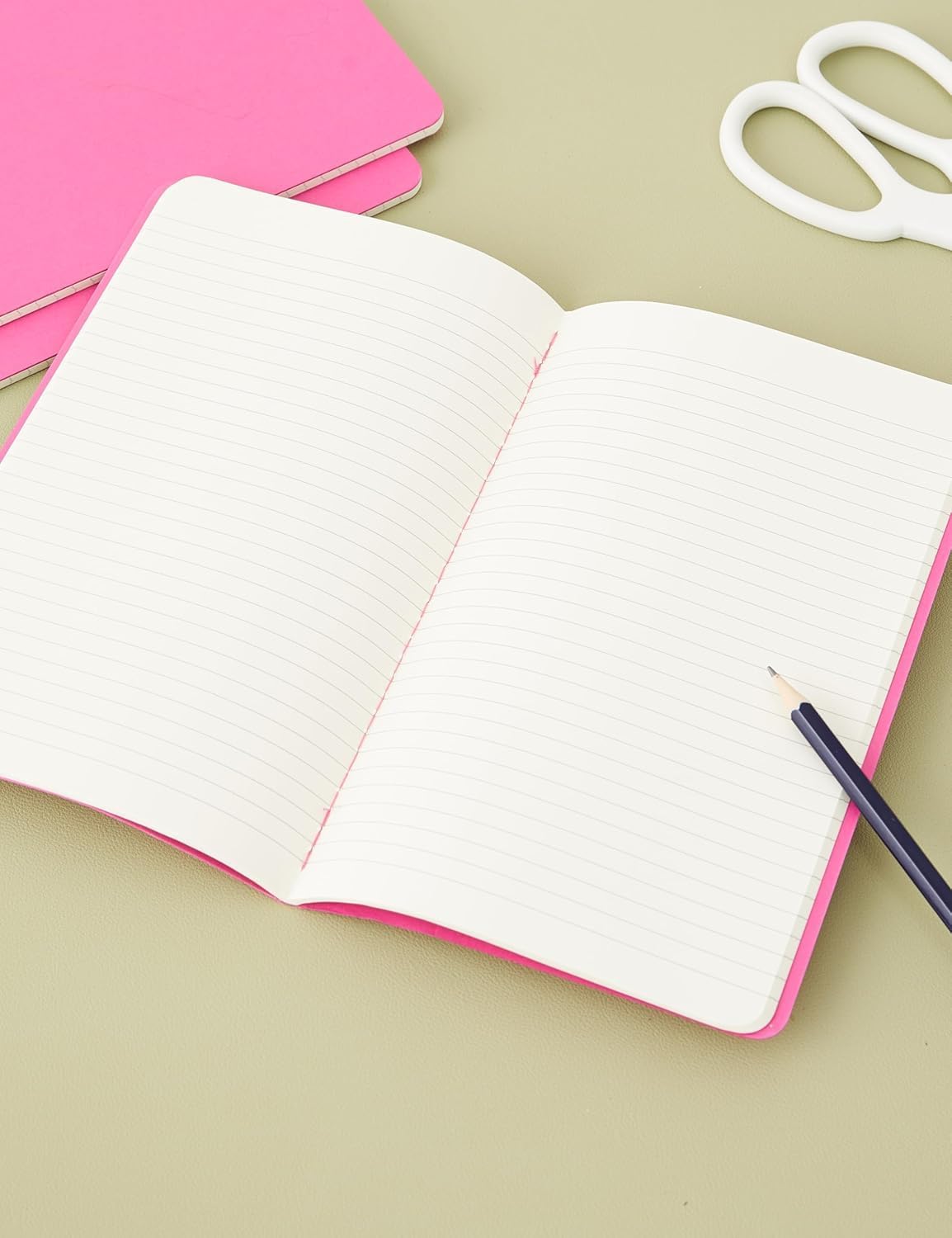 Moleskine Cahier Journal, Soft Cover, Large (5" x 8.25") Ruled/Lined, Black, 80 Pages (Set of 3)