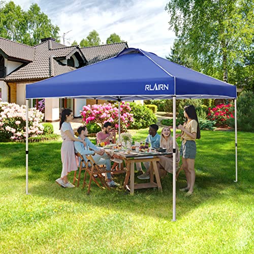 Image of Pop Up Canopy Tent, 10'X10' Waterproof Instant Gazebo Canopy with 3 Adjustable Height and 4 Removable Sidewalls, UPF50+ Folding Instant Pop Up Gazebo Canopy Shade Tent with Mesh Windows