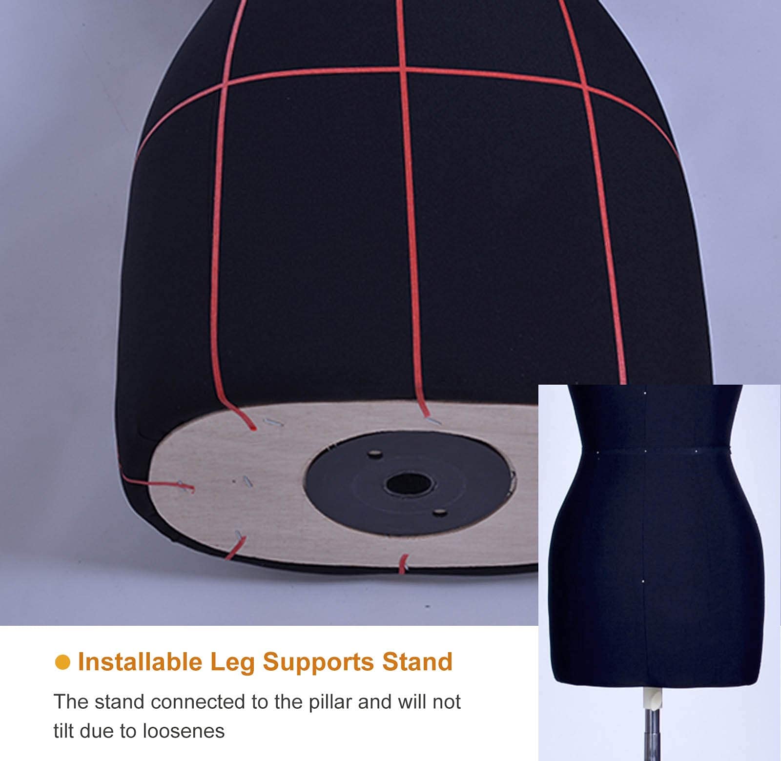 Fábrica de venda direta feminina flexível Dressmaking manequim tecido superior c