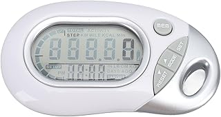 Pedômetro de Caminhada Sensor Eletrônico 3D Branco de Alta Precisão Contador de Passos para Homens Mulheres Crianças Adultos Idosos