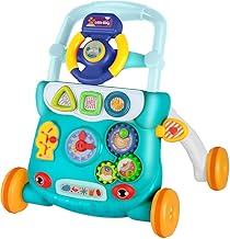 Baby Girl Boy Walker 6-18 Months, 2-in-1 Evolutionary Baby Walker, Activity Centre for Babies Early Learning Green