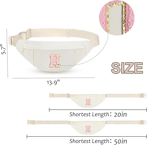 Miniatura 178 de MAXTOP - Cangurera cruzada grande con 4 bolsillos con cremallera, ideal para eventos deportivos, festivales, entrenamiento, viajes, correr y uso