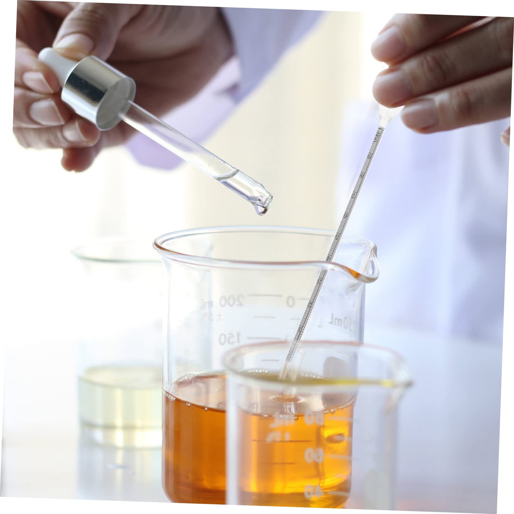 MUCKLILY Glass Scale Hydrometer Precision Tool 1.3-1.4 Density Gauge Perfect for Aquariums Pools