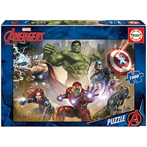 Educa Borrás Avengers 1,000 Piece Puzzle Cover