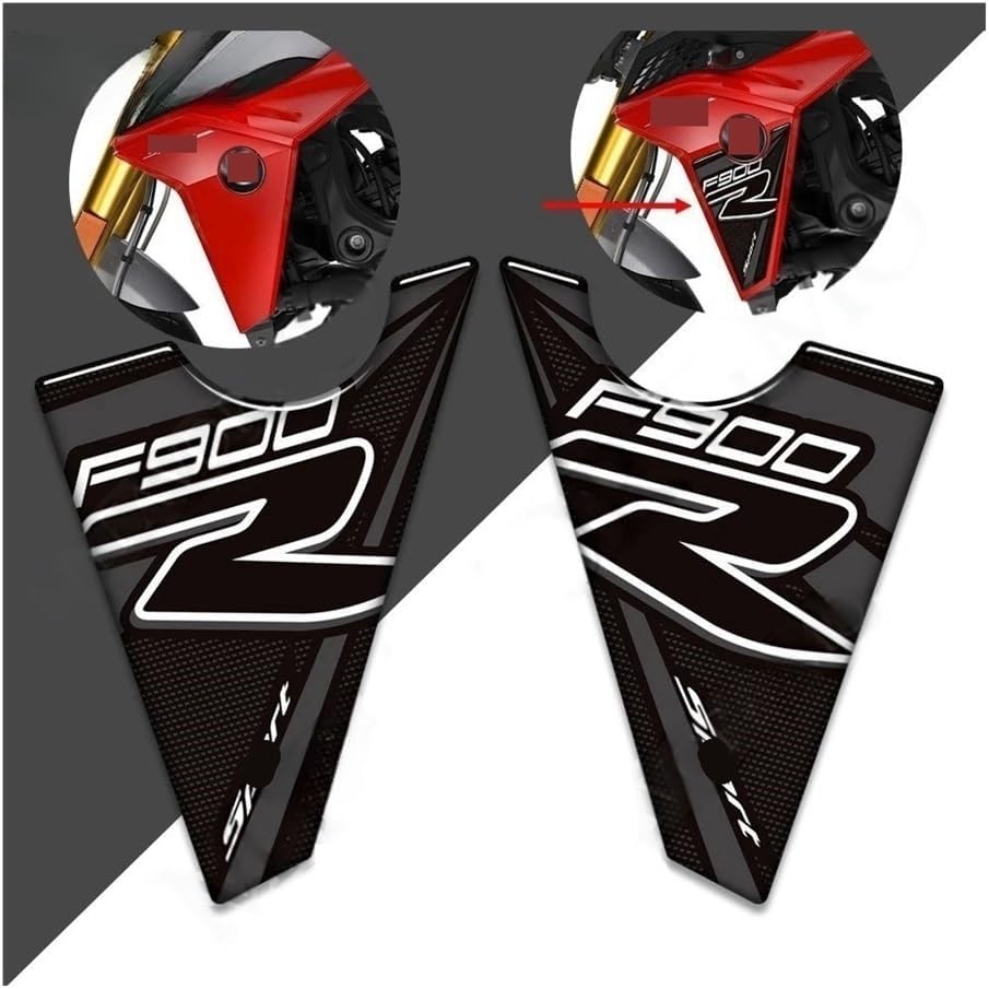 Tank Traction Pad Motorcycle Stickers Fuel Tank Pad Protector Decals Kit for F900R F900 F 900 R2019 2020 2021 2022