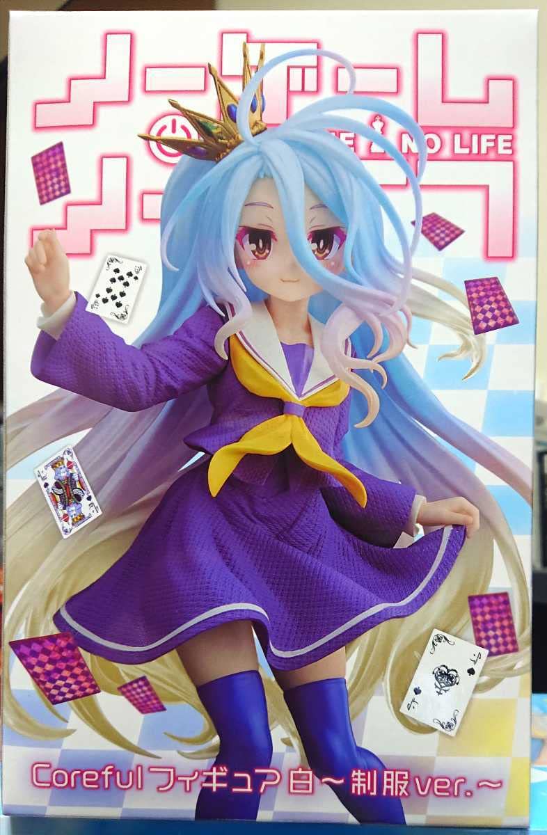Amazon.co.jp: ノーゲーム ノーライフ 白 制服ver. Coreful フィギュア 