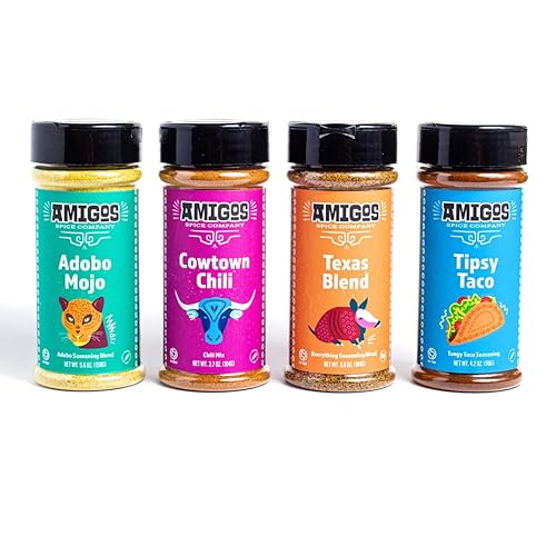 Vista 9 de Amigos Spice Company Adobo Mojo, Premium Adobo Seasoning Blend, condimento multiusos (1 frasco) 5.6 onzas