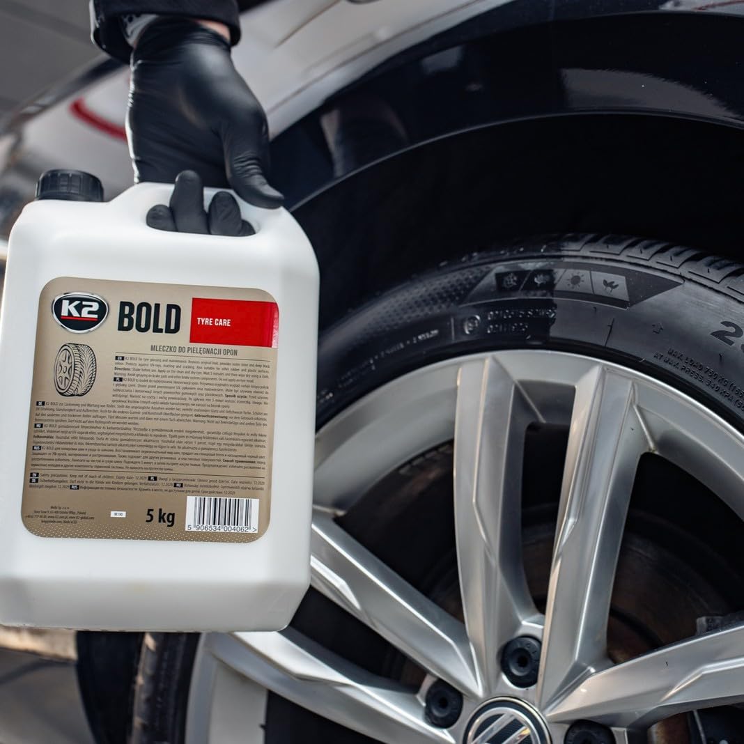 K2 Bold Acondicionador y Protector Abrillantador de Neumáticos Gomas de Exterior 5 litros