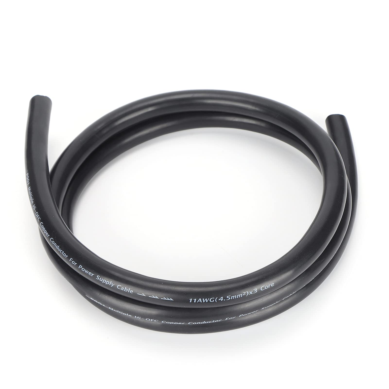 Eacam Cable de Alimentación OFC de Alta Fidelidad 11 AWG Multinúcleo para Amplificadores y Sistemas Hi-Fi 1,5 M