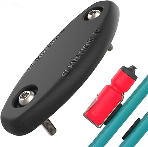 Elevation Lab TagVault™ AirTag Bike Security Mount - The Waterproof AirTag Bike Holder | Hidden Under Bottle Cage or Alone | Titanium Security Screws with Driver