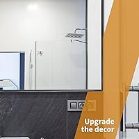 Vista 5 de Wowstar Moldura de 10 pies para despegar y pegar, moldura para paredes, bordes, marcos de ventanas, azulejos de salpicadero, moldura flexible