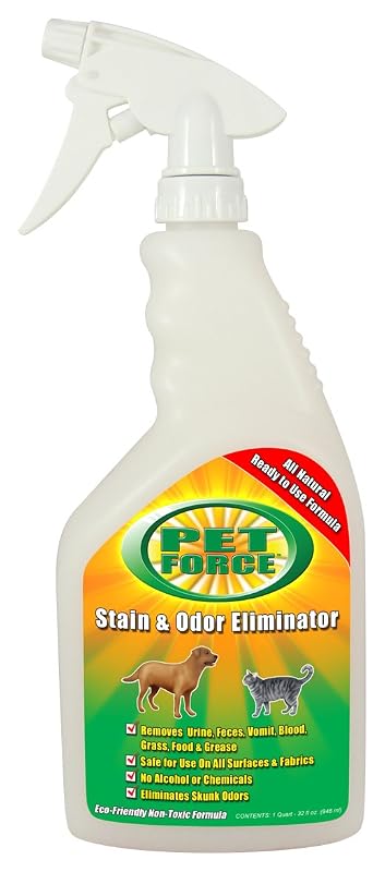Removedor de Manchas e Odores para Pets Pet Force Valterra V33005, Spray com 946 mL