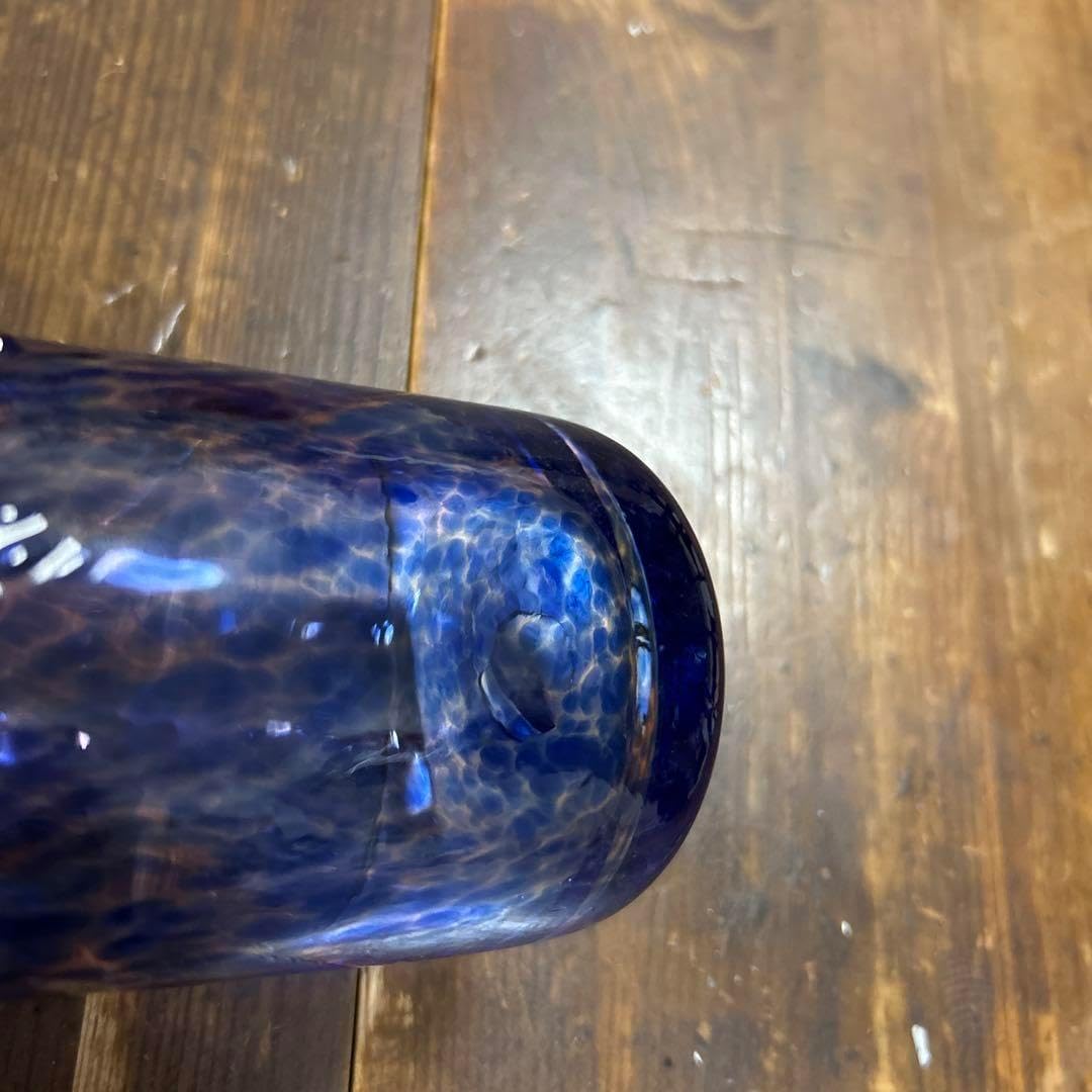 ガラス作家 作家物 花瓶 一輪挿し ドリンクボトル 吹きガラス ガラス