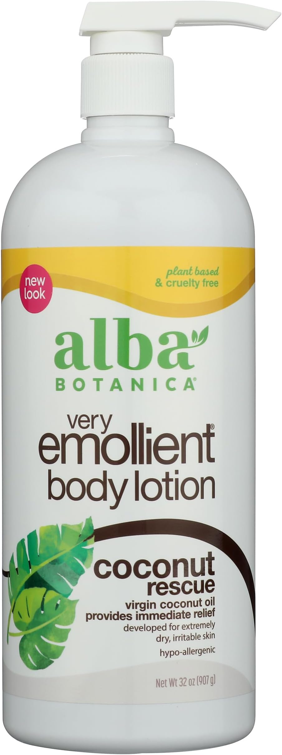 Very Emollient Body Lotion, Coconut Rescue, 32 oz. (Packaging May Vary)