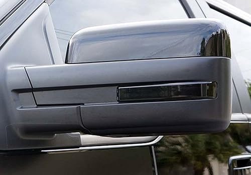 Miniatura 7 de iJDMTOY Luces de marcador de espejo lateral LED ámbar con lente ahumada, compatibles con Ford F150 2009-14 y SVT Raptor 2010-14, reemplaza